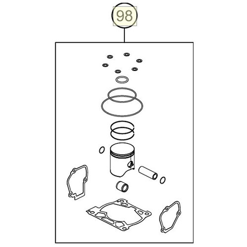 Piston kit I 2018 | ON DEMAND (00050000245) (00050000245)