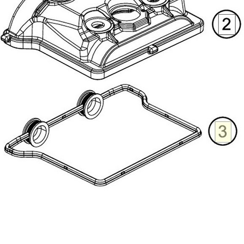 Gasket rubber (93836053000) (93836053000)