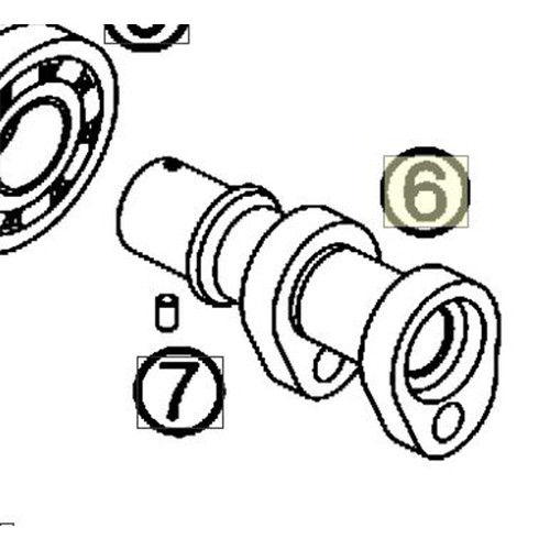CAMSHAFT INTAKE 2006 (77036009100) (77036009100)