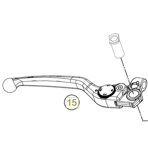 HAND BRAKE LEVER LOOSE (6061300200030) (6061300200030)