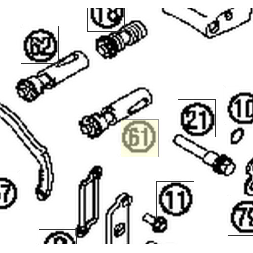 CONTROL SHAFT CPL.L/S 125 2001 (50337061144) (50337061144)