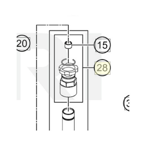 Screwsleeve M27x0,8 cpl. (43570936S) (43570936S)
