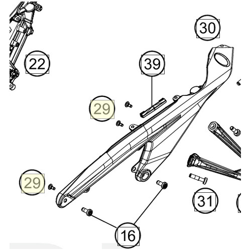 Screw, reservoir (69013099150) (69013099150)