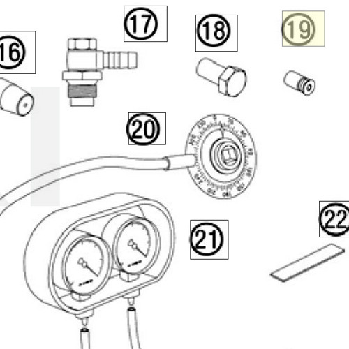 PUSH SCREW F. FLYWH. EXTRACTOR (60029009010) (60029009010)