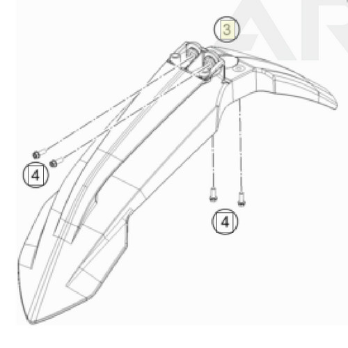 Front fender (47208010000FB) (47208010000FB)