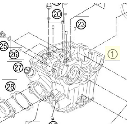CYLINDER HEAD CPL. (77336020344) (77336020344)