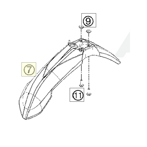 FRONT FENDER 07 | 07 (7730801000004) (7730801000004)