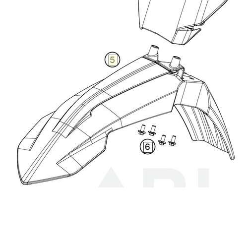 front fender (46308010000FB) (46308010000FB)