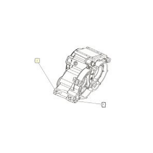 LEFT CRANKCASE TXE 2018 (MT11000GG-CSN-1) (MT11000GG-CSN-1)