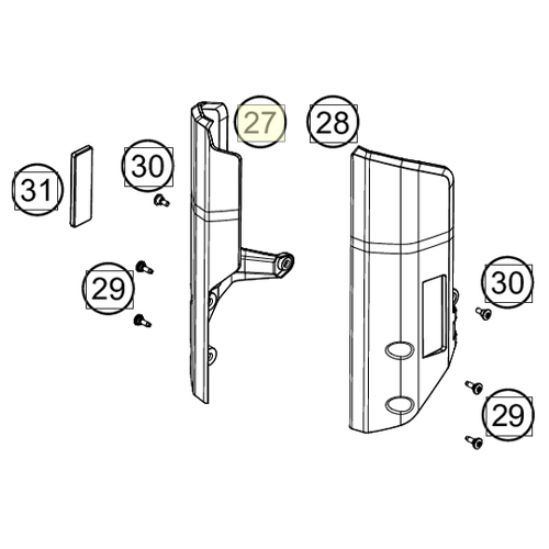 Fork protector right (63501093000C1B)