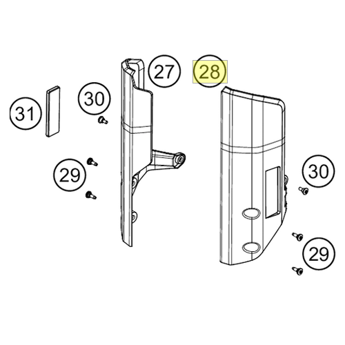 Fork protector left (63501092000C1B)
