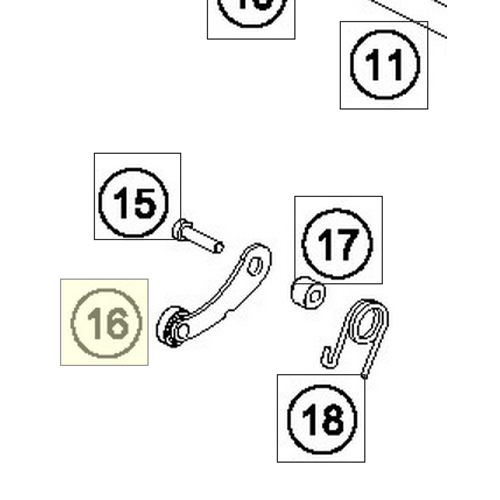 LOCKING LEVER CPL. 07 | 07 (75034024044)
