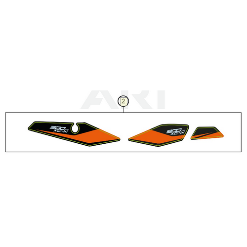 Decal Set 300 XC-W TPI 2019 | NEW PART (79608198024)