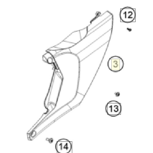 Side fairing (A36006005000AB)