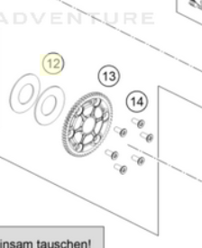 KTM Spring Washer DIN 2093 | SX 50 2024