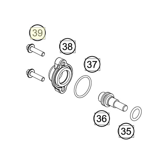 HH COLLAR SCREW M 5X20 WS=6 (0014050203)