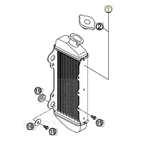 RADIATOR 65SX 2002 (46135008000)