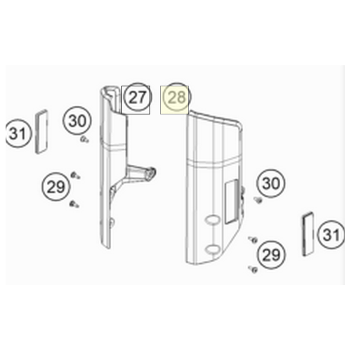 Fork protector left (63501092000EBA)