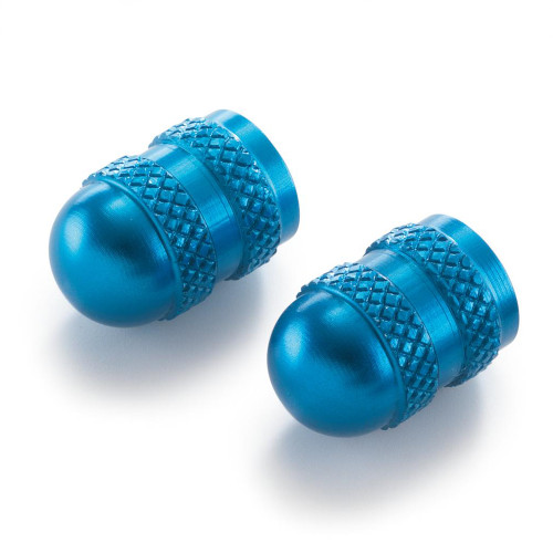 Blue Husqvarna Genuine OEM Parts Dust Caps, Valve Caps