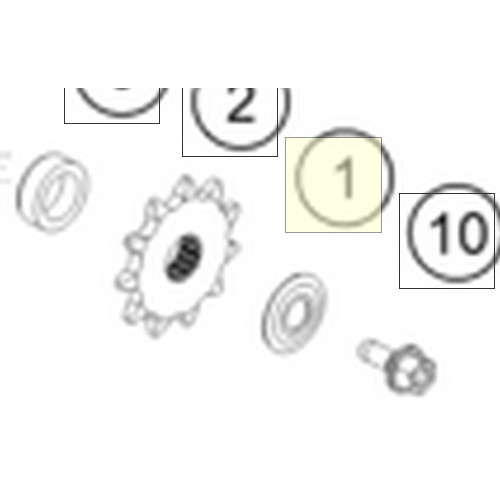 Spring washer 10.2x25x1.0 (0020931000100)