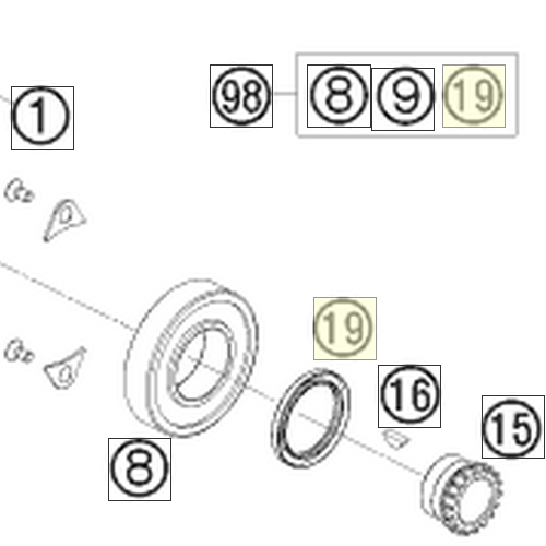 SHAFT SEAL RING 35X47X7 VITON (0760354774)