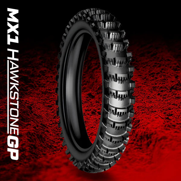 Plews Tyres MX1 HAWKSTONE GP Soft Rear - 90  100 – 12
