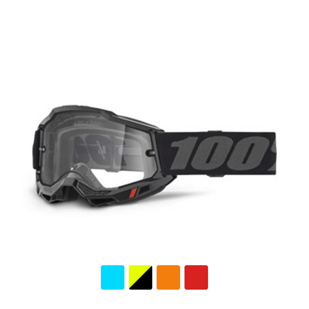 100% Accuri 2 ENDURO MOTO Goggles Clear Lens
