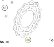 KTM SX/TC/MC 65 2025> OEM Front Brake Disc 198x3mm (46209160000)