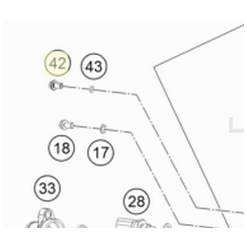 VENT SCREW M6X10 CPL. (59036006090)