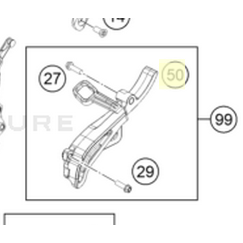 SPROCKET COVER 350 SX-F (77203096000)