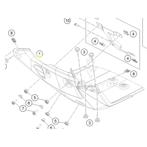 Skid plate (61903990044)