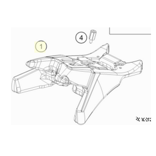 Spoiler bracket (45407213000)