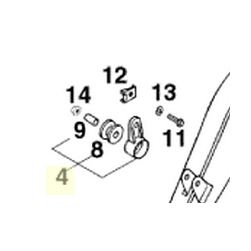 SIL. BRACKET CPL. LONG SILICON (54305065244)