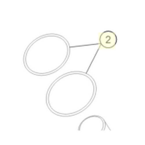 O-ring set, fuel pump (61007089100)