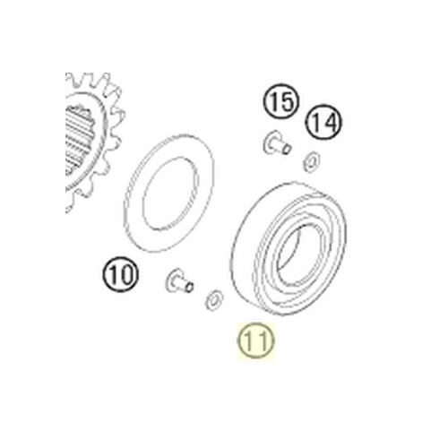 BALL BEARING 6004 DDUN C4 (0625060044)