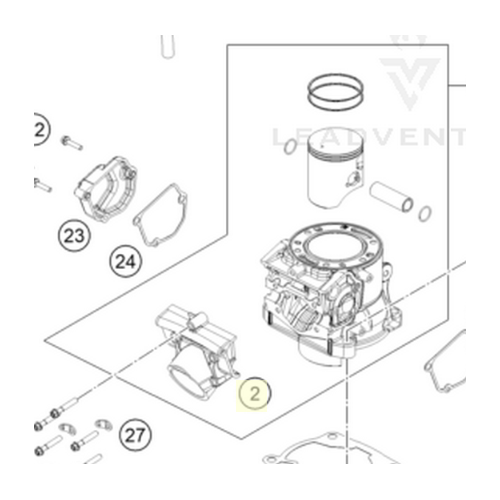 Intermediate flange (A44037001000)
