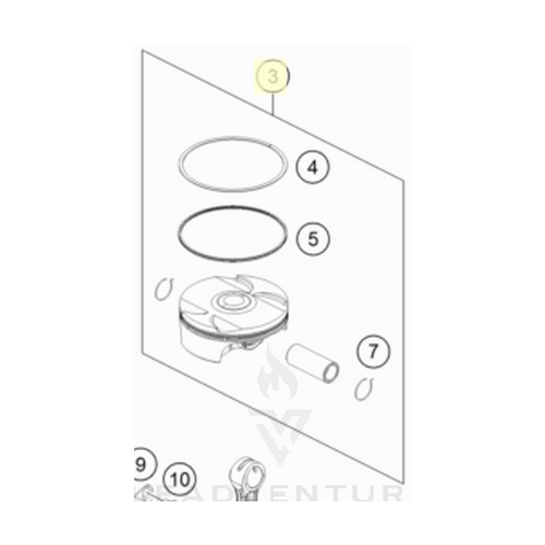 piston I cpl. D95mm (79530607100 I)