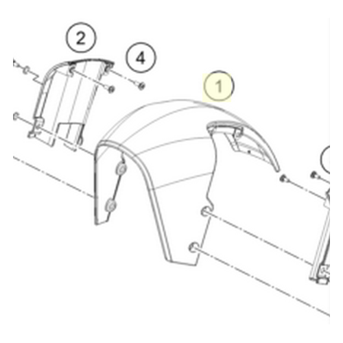 Front fender (A61708110000CC)