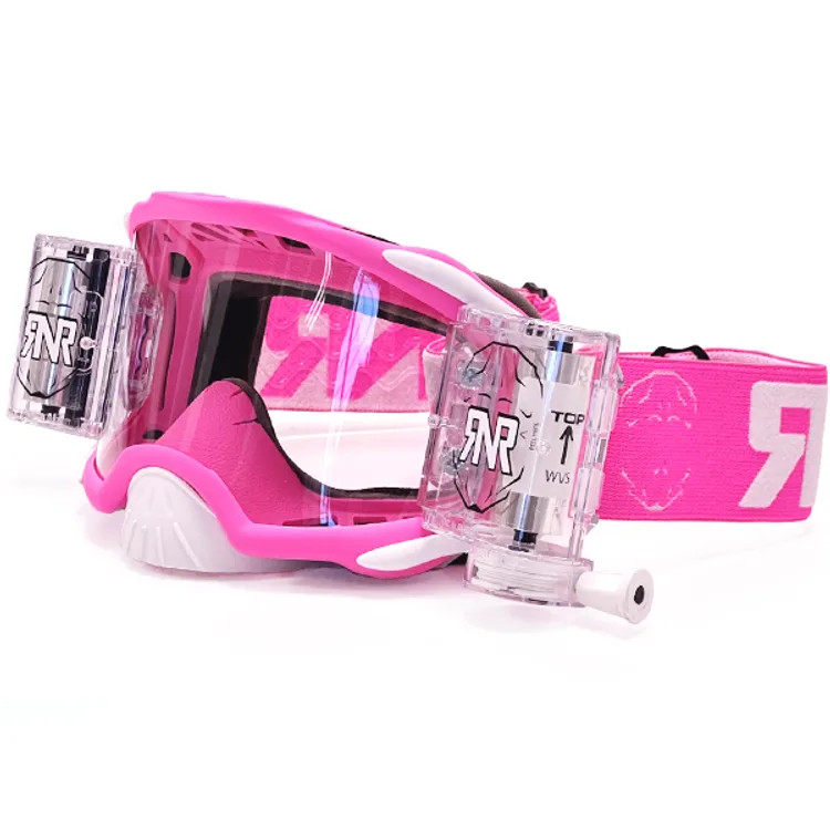 RnR Platinum WVS System Roll Off Goggles 48mm - Candy Pink