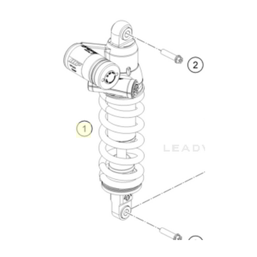 Shock absorber KTM 890 Adventu (A610C454W305000)