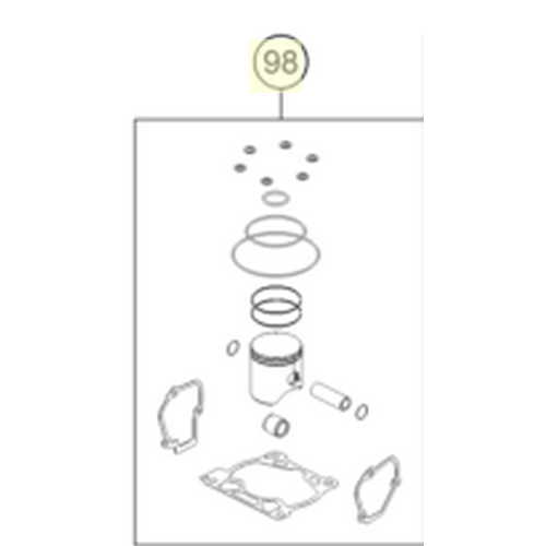 Pistonkit II? 150 Enduro (00050000270)