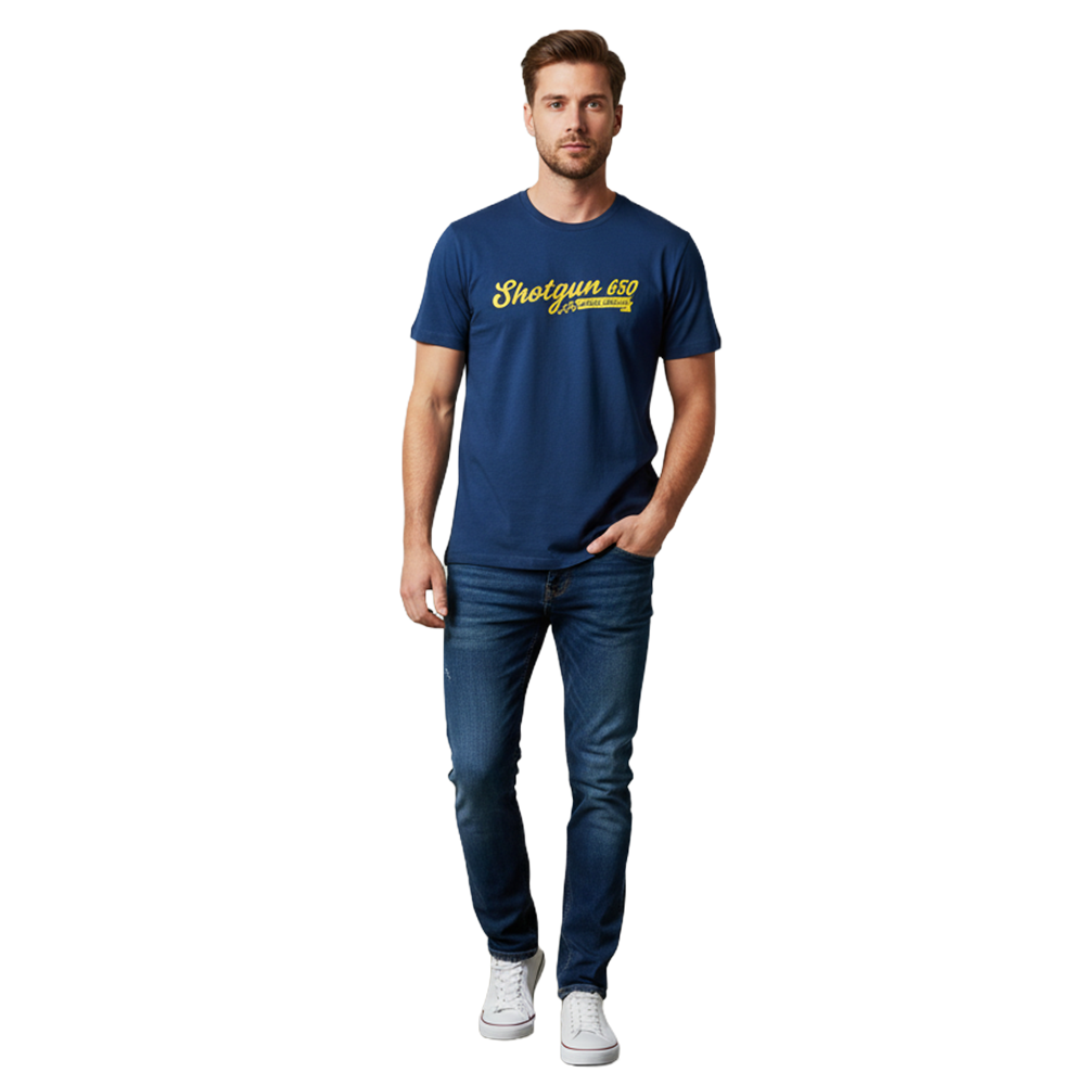 Royal Enfield Shotgun 650 T-Shirt | Navy
