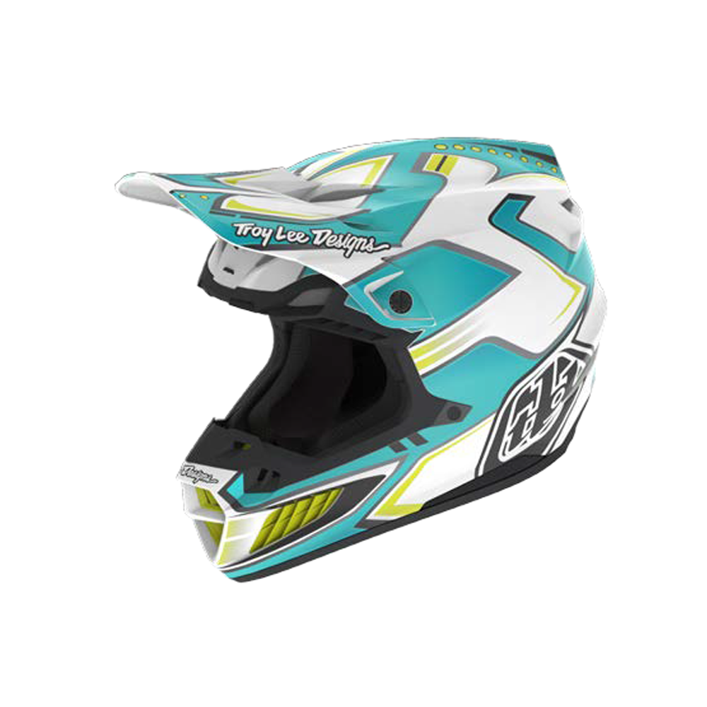 Troy Lee Designs (TLD) SE5 Composite Helmets MIPS | Crest - Real Teal