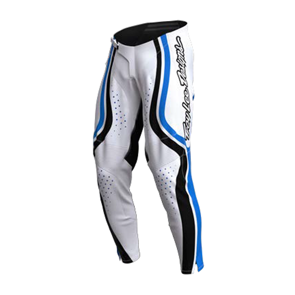 Troy Lee Designs GP Pro Trousers | Roller - White/Blue