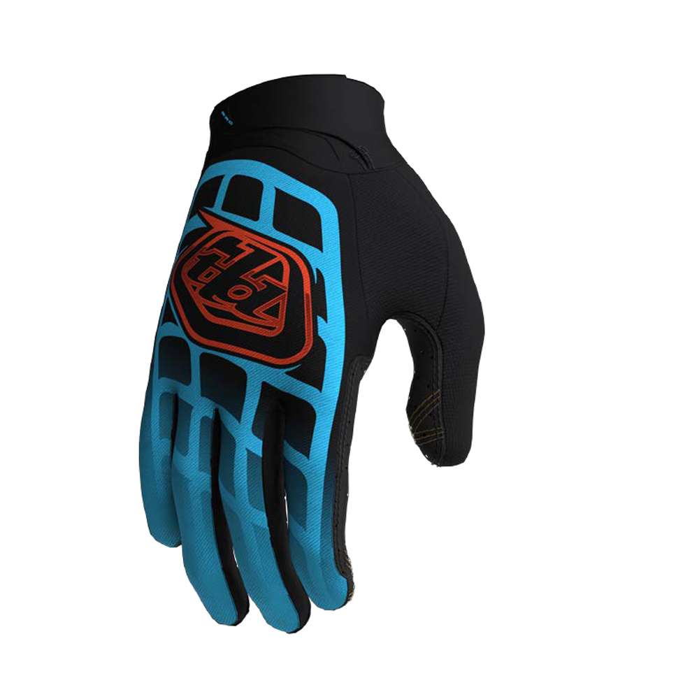 Troy Lee Designs GP Pro Gloves | Framework - Black/Cyan
