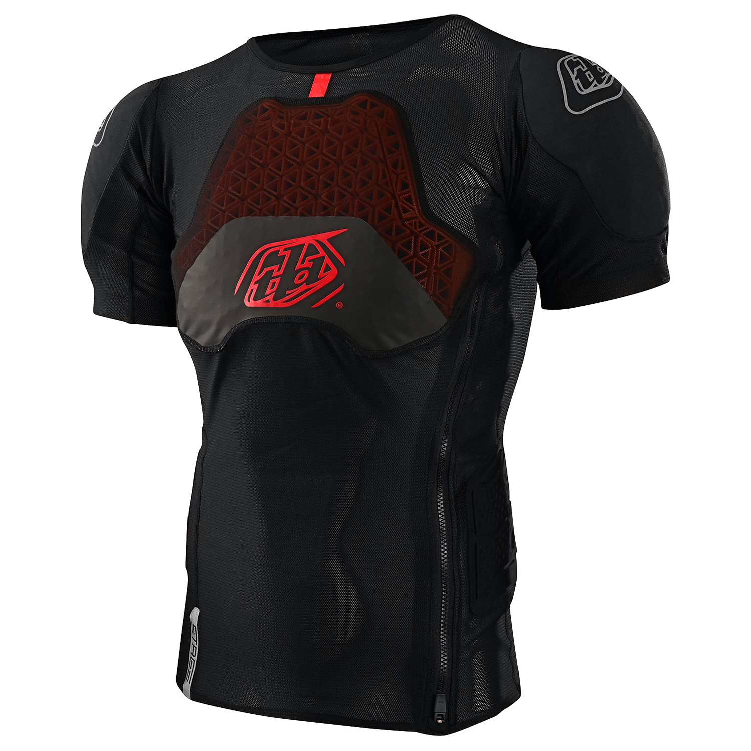 Troy Lee Designs (TLD) Stage Ghost D30 Short Sleeve Baselayer | Solid Black