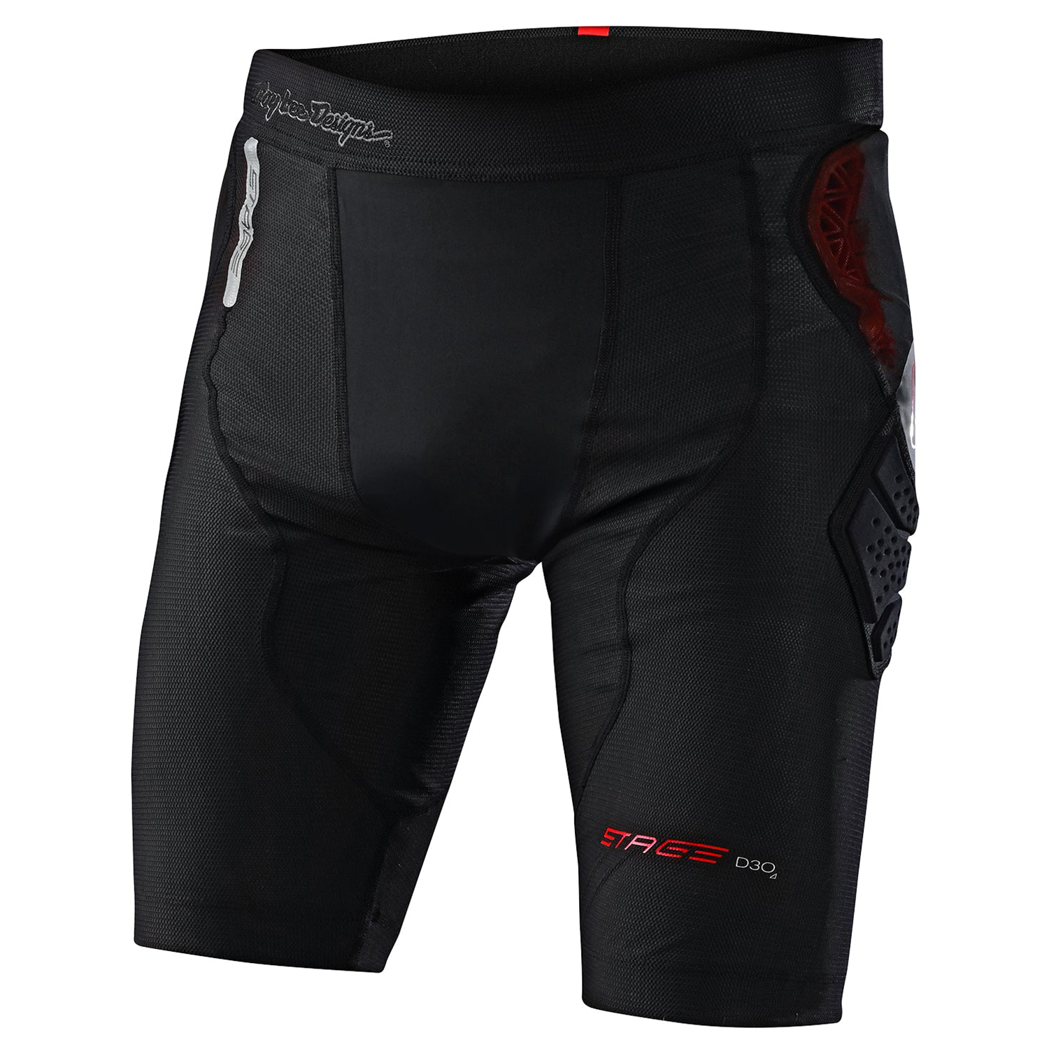 Troy Lee Designs (TLD) Stage Ghost D30 Short Baselayer | Solid Black