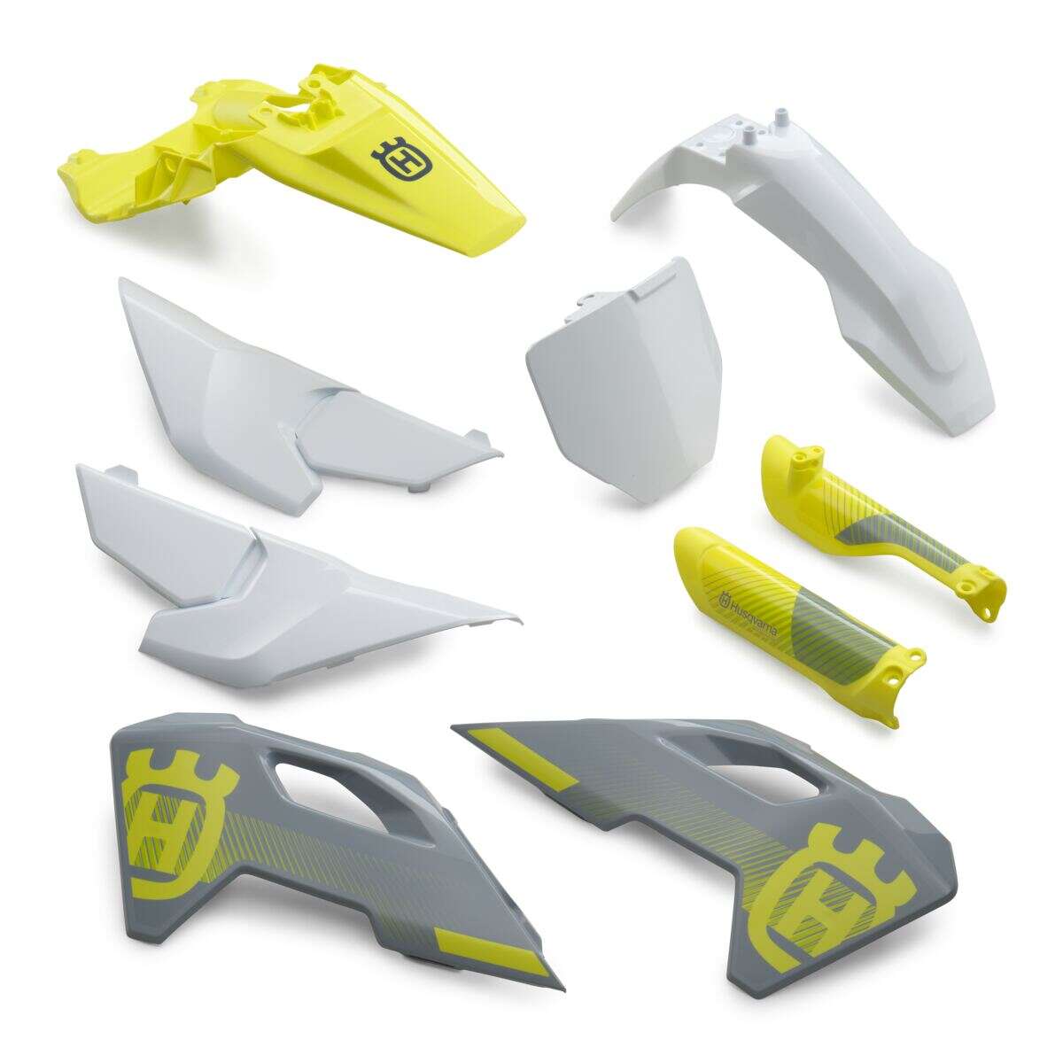 Husqvarna TC50 2024> Full OEM Plastic Kit with Fork Guards and Decals