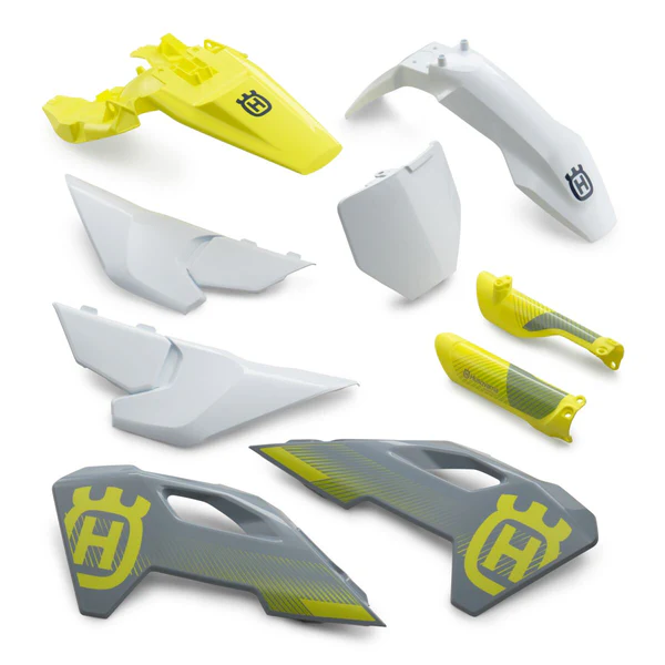 Husqvarna TC65 2024> Full OEM Plastic Kit with Fork Guards and Decals