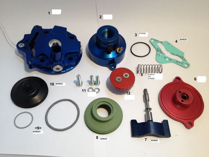 RED POWERVALVE ADJUSTER KNOB